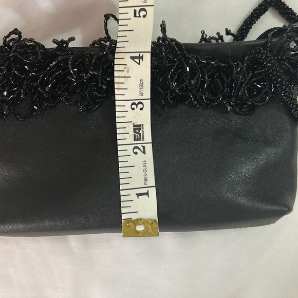 Chico's Black Fringe Clutch Wristlet - Picture 5 of 5
